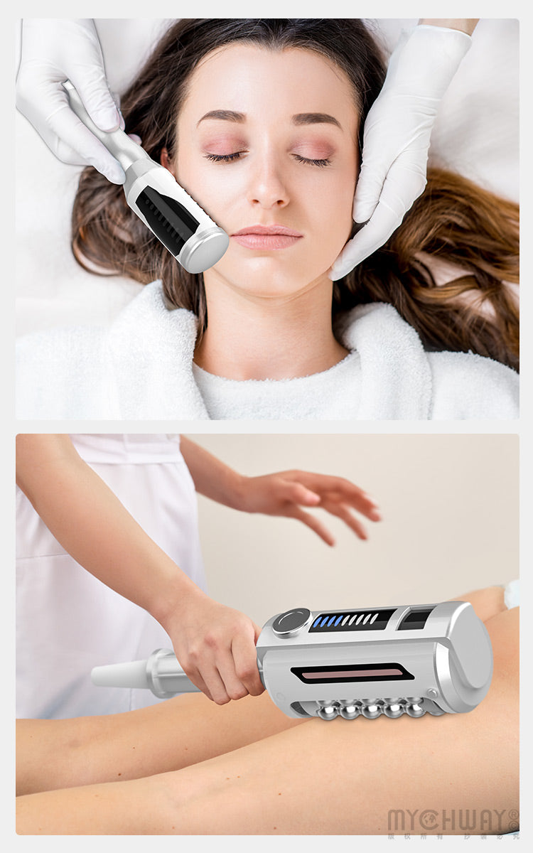 Dual-Handle Inner Ball Roller Beauty Machine Body Sculpting Face Lifting