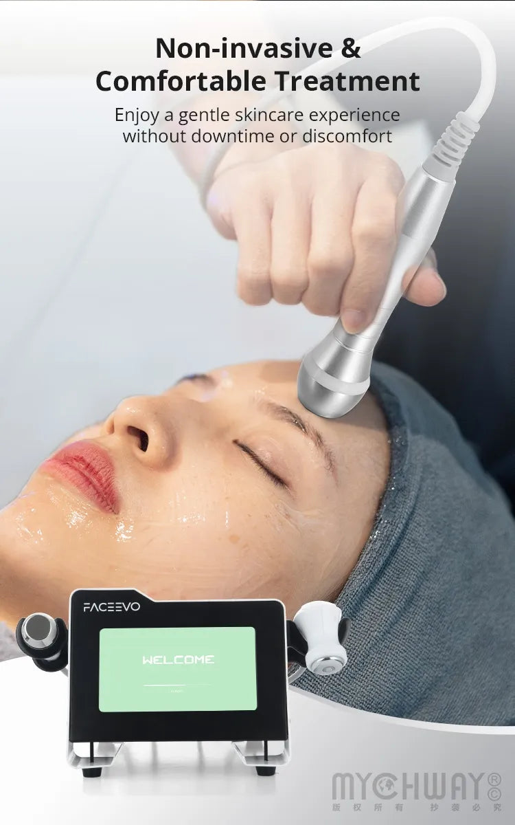 FaceEvo 3 & 10 MHz LDM Ultrasound EMS Facial Machine For Skin Rejuvenation