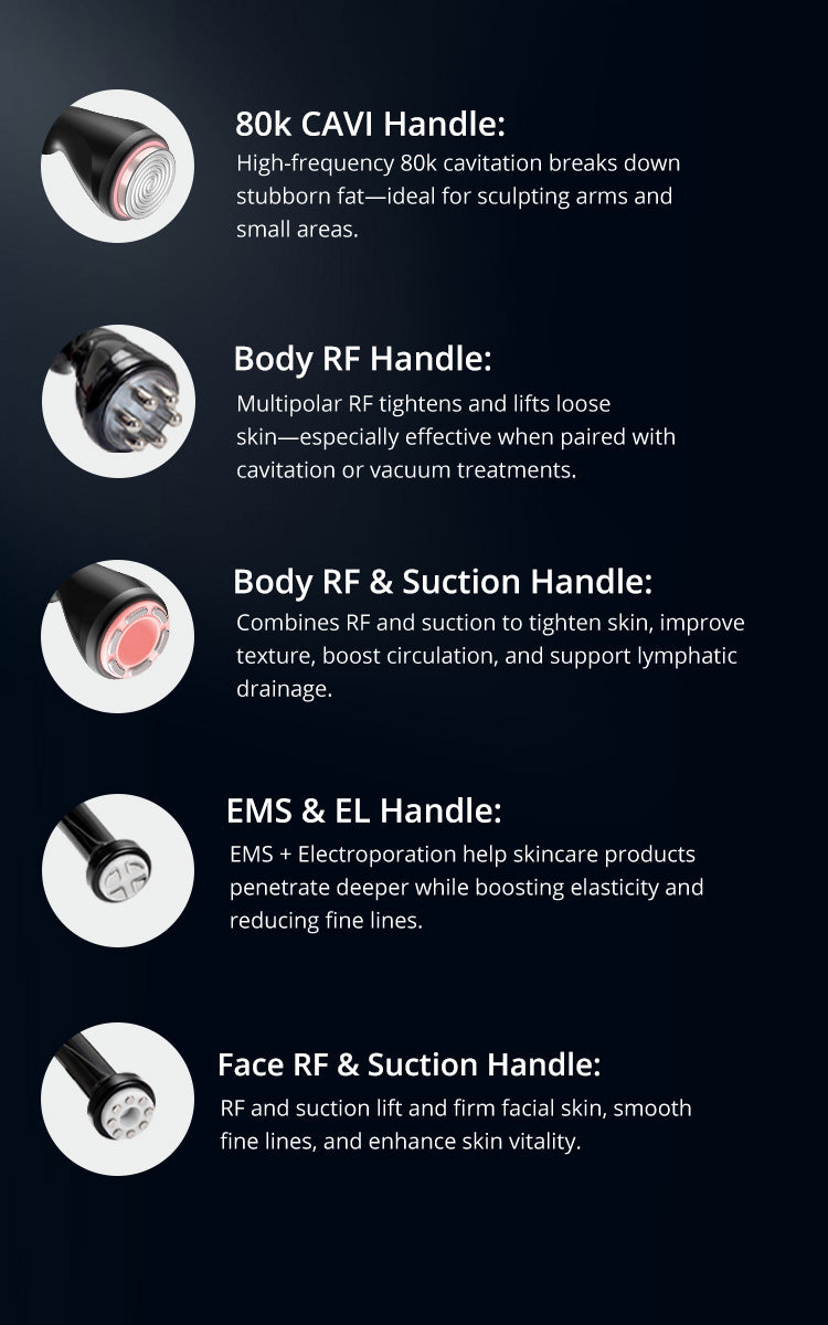 Aristorm Stand 7-in-1 S Shape Machine For Body Contouring & Anti-Aging 30K 50k Cavitation MachineSPA Use