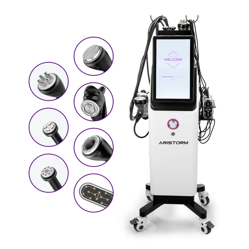 Aristorm Stand 7-in-1 S Shape Machine For Body Contouring & Anti-Aging 30K 50k Cavitation MachineSPA Use