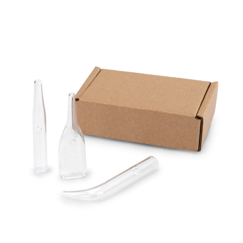 Glass tips for Microdermabrasion device