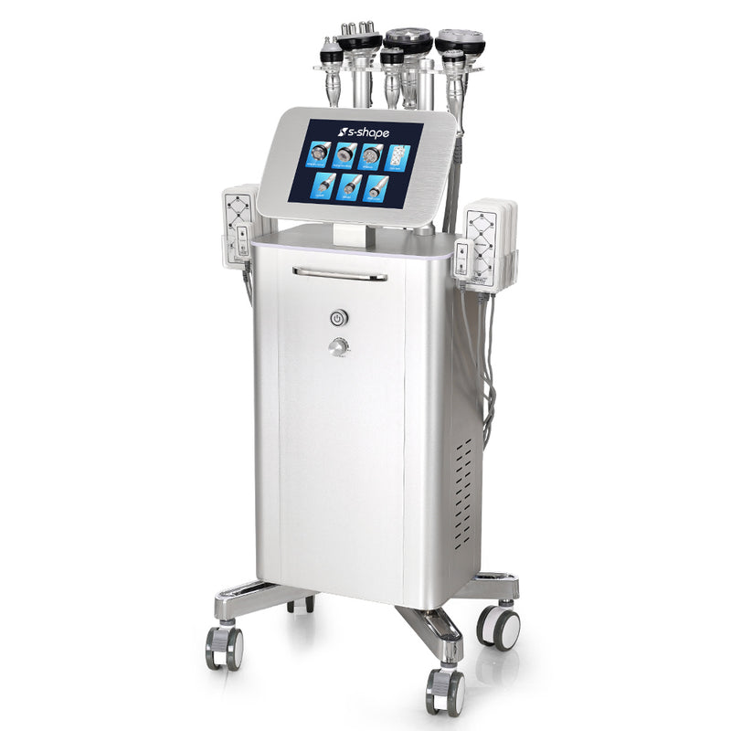Stand 7-in-1 30K Cavitation Vaccum RF 160MW Lipo Laser Body Slimming Machine