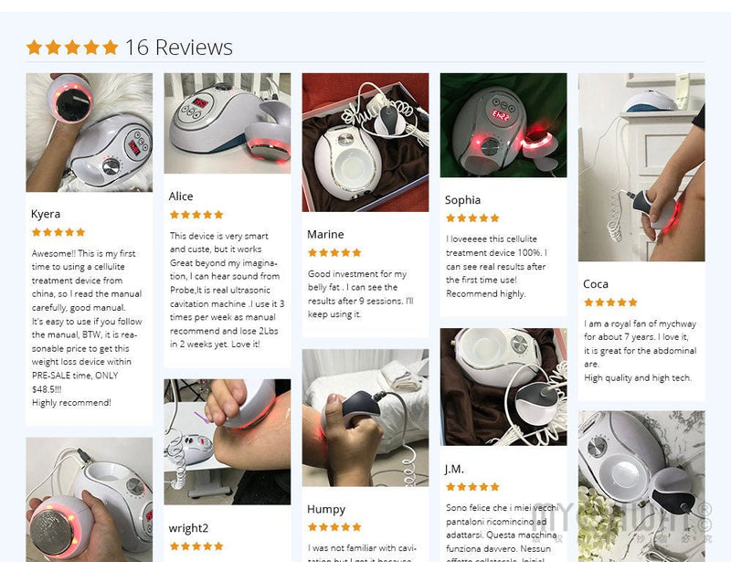 Mini Unoisetion Cavitation 2.0 Body Sculpting Device For Home Use - myChway UK