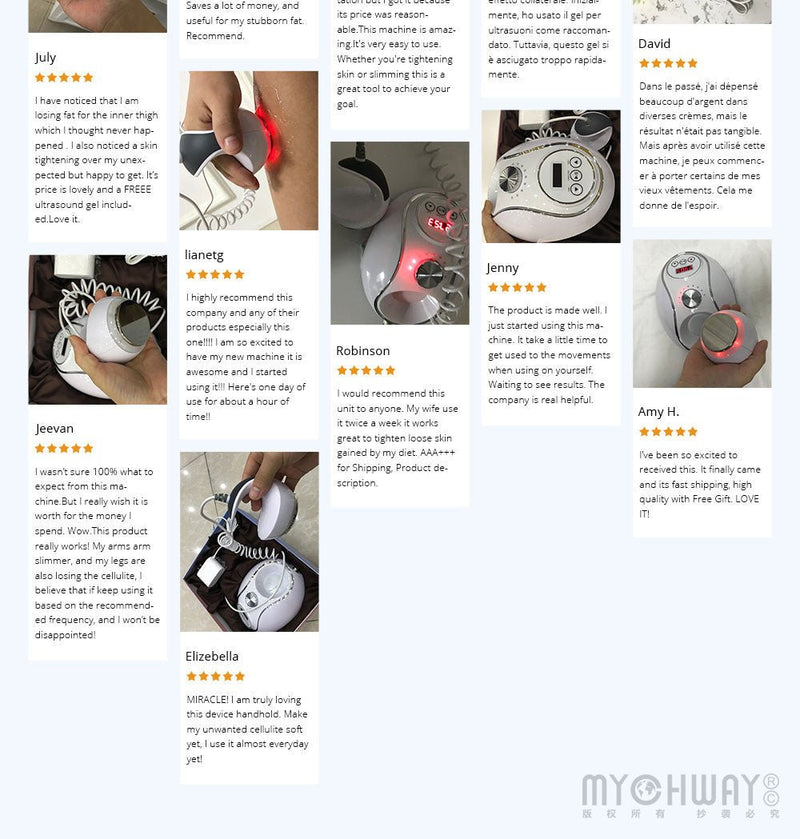 Mini Unoisetion Cavitation 2.0 Body Sculpting Device For Home Use - myChway UK