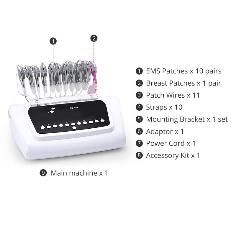 New 2in1 Bio Microcurrent Body Shaper Tighten Electrode Stimulation Body Device - myChway UK