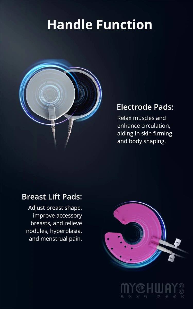 New 2in1 Bio Microcurrent Body Shaper Tighten Electrode Stimulation Body Device - myChway UK