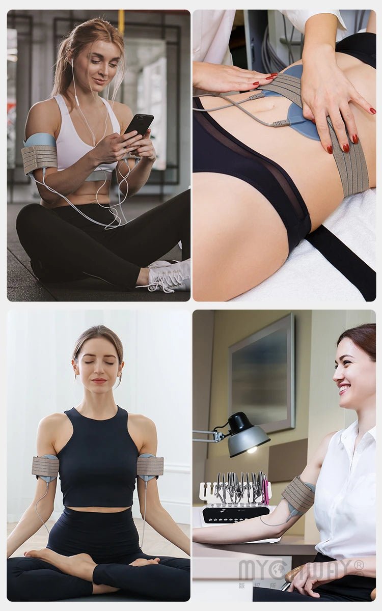 New 2in1 Bio Microcurrent Body Shaper Tighten Electrode Stimulation Body Device - myChway UK