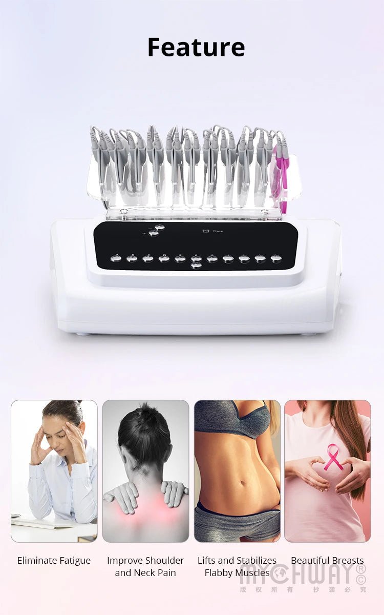 New 2in1 Bio Microcurrent Body Shaper Tighten Electrode Stimulation Body Device - myChway UK