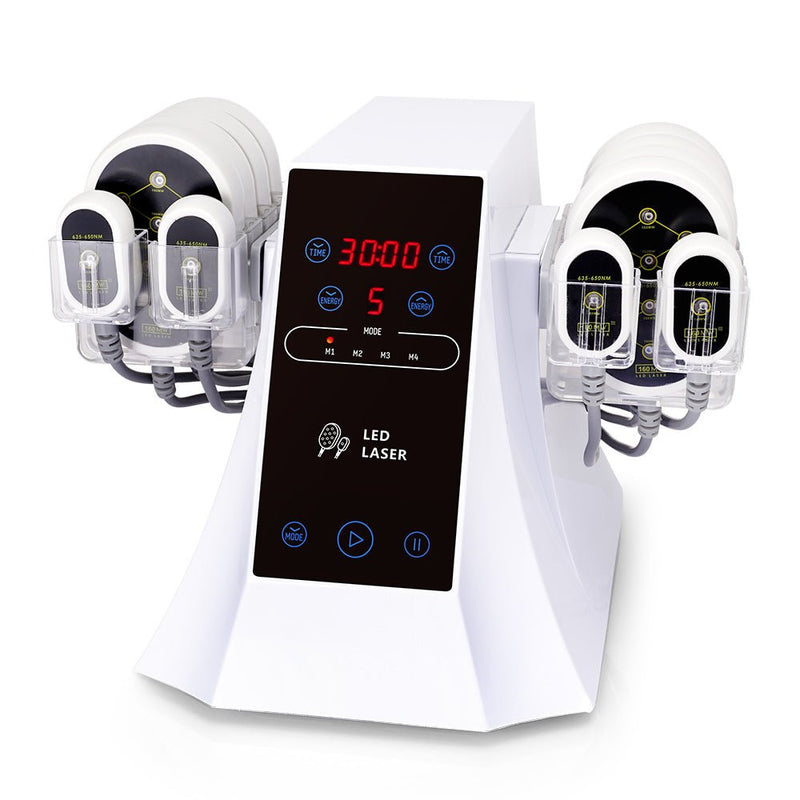 New 635NM 650NM LED Laser 160MW Slimming Machine 8 Big 4 Small Pads Machine - myChway UK