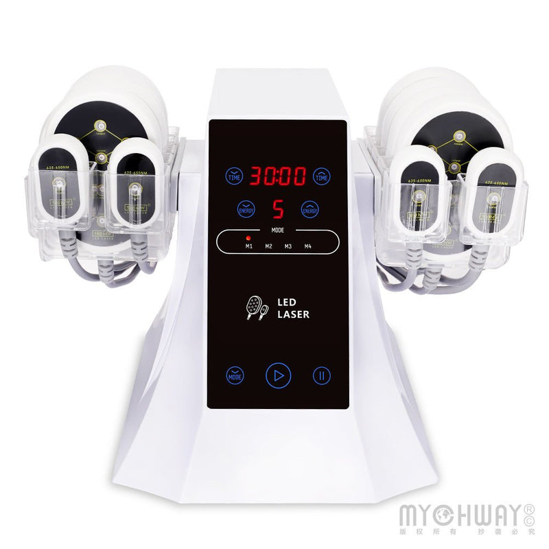 New 635NM 650NM LED Laser 160MW Slimming Machine 8 Big 4 Small Pads Machine - myChway UK