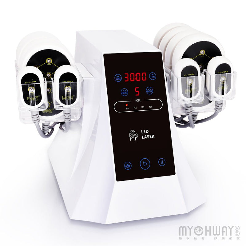 New 635NM 650NM LED Laser 160MW Slimming Machine 8 Big 4 Small Pads Machine - myChway UK