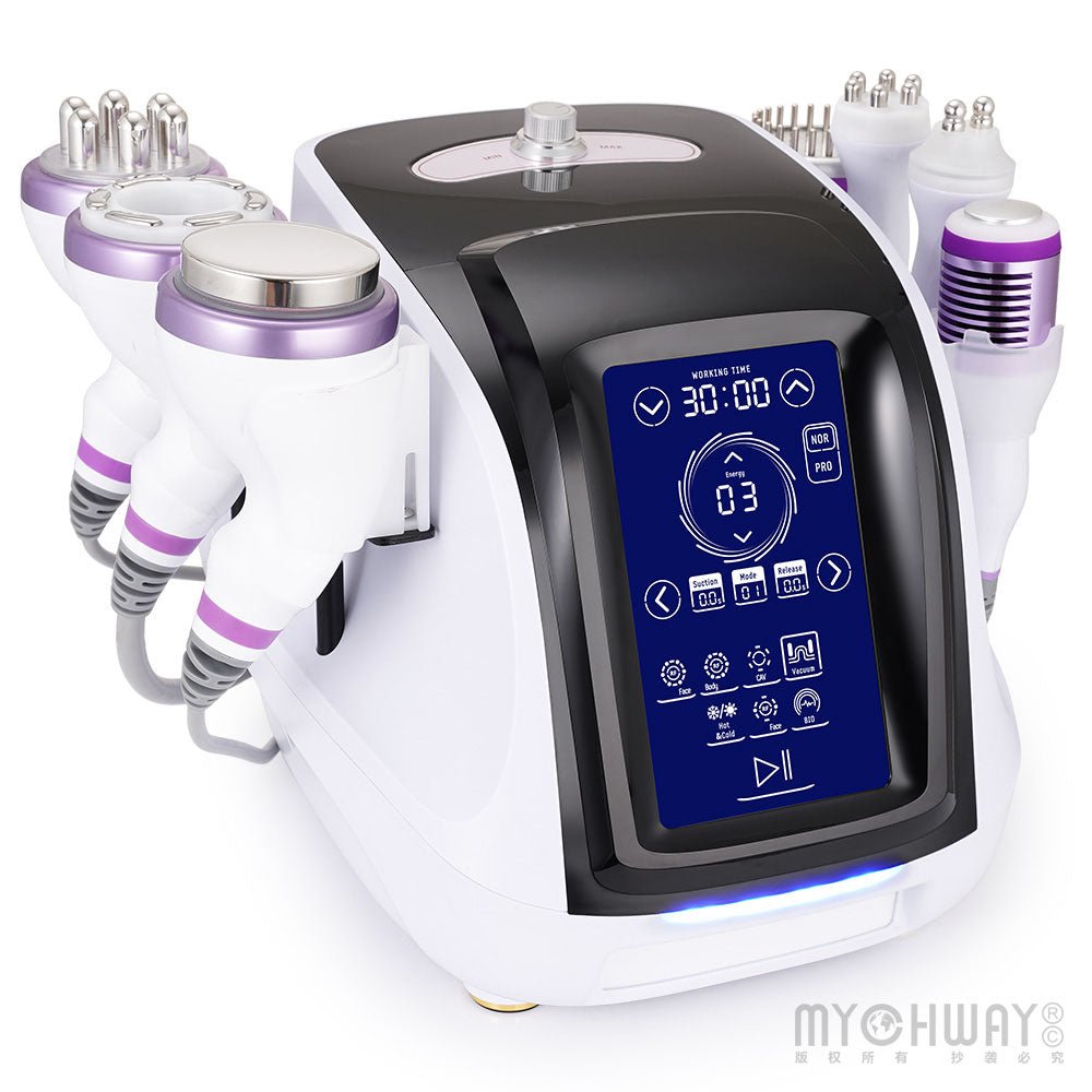 Design Ultrasonic 8 1 40K Cavitation RF Body Building Facial Spa Machine
