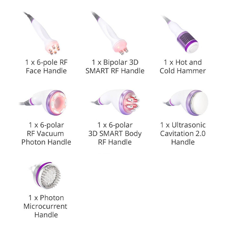 New Design Ultrasonic 8 In 1 40K Cavitation RF Body Building Facial Spa Machine - myChway UK