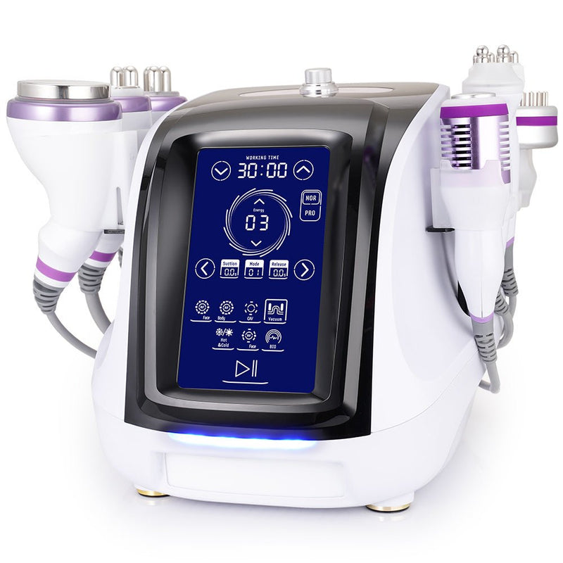 New Design Ultrasonic 8 In 1 40K Cavitation RF Body Building Facial Spa Machine - myChway UK