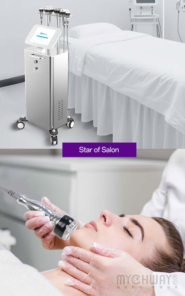 New Stand 5in1 Unoisetion Cavitation 2.0 3D Smart Vacuum RF Body Slimmin Machine - myChway UK