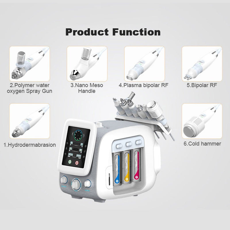Newest H2 O2 Hydro Dermabrasion Heat Water Plasma Skin Nano Facial Machine - myChway UK