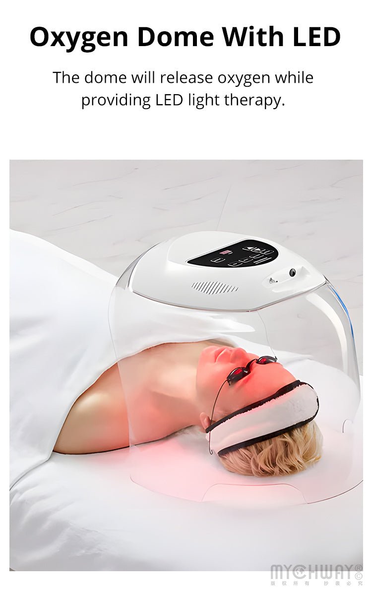 O2toDerm Facial Care Machine With Oxygen & Anion Therapy For Skin Rejuvenation - myChway UK
