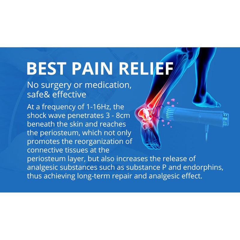 Pain Relief Portable Shock Wave Device ED Treatment Massage - myChway UK