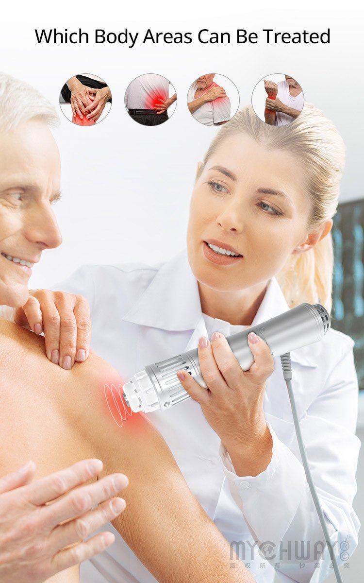 Pain Relief Portable Shock Wave Device ED Treatment Massage - myChway UK