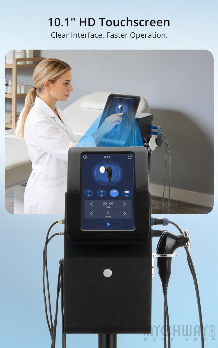 Pro CET RET Monopolar RF Beauty Machine For Body Sculpting & Face Care - myChway UK