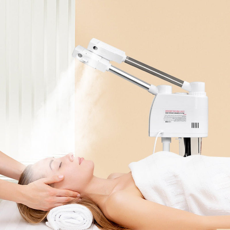 Pro Hot&Cold Ozone Vaporizer Facial Steamer Skin Rejuvenation Beauty Machine - myChway UK