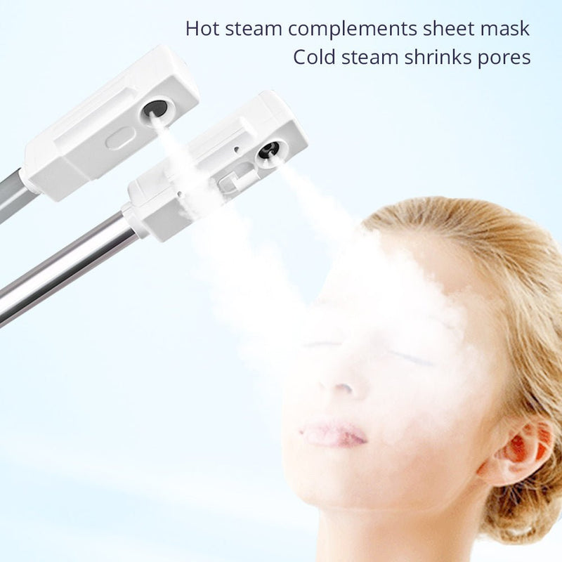 Pro Hot&Cold Ozone Vaporizer Facial Steamer Skin Rejuvenation Beauty Machine - myChway UK