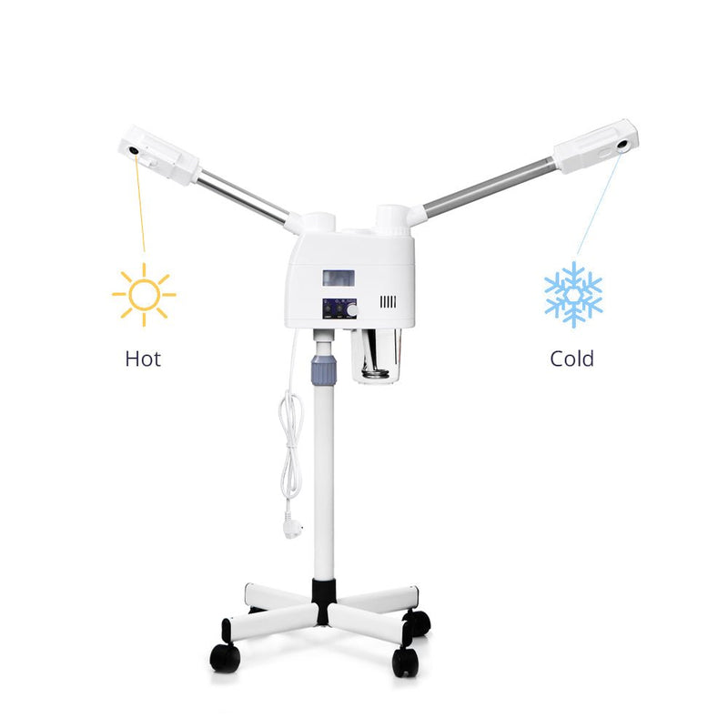 Pro Hot&Cold Ozone Vaporizer Facial Steamer Skin Rejuvenation Beauty Machine - myChway UK