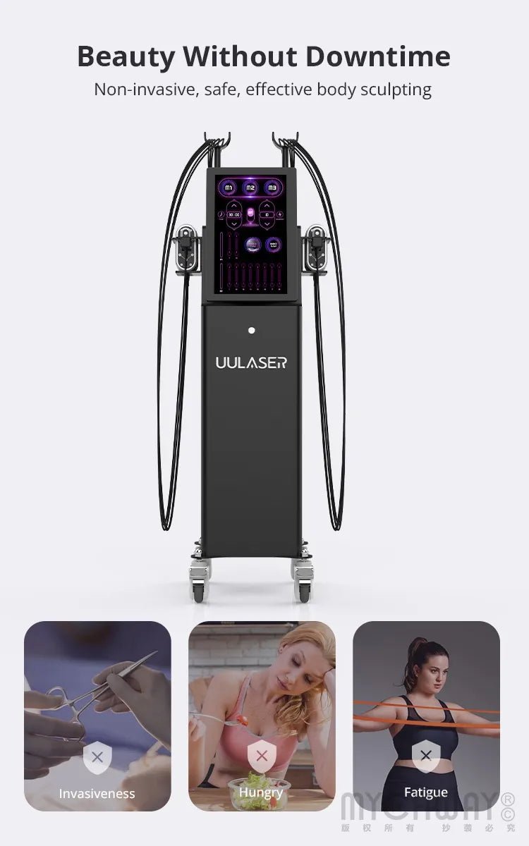 Professional 160mW 650 & 980nm Dual Wavelength Lipo Laser Body Sculpting Machine - myChway UK