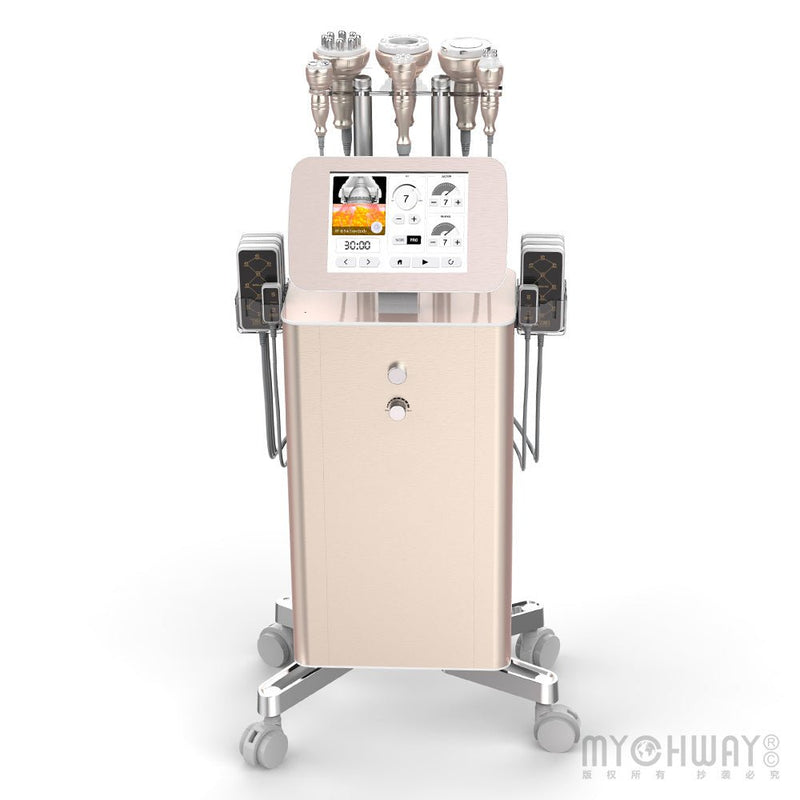 Professional 30K Cavitation 2.5 Vaccum RF 160MW Lipo Laser Body Slimming Stand Machine - myChway UK