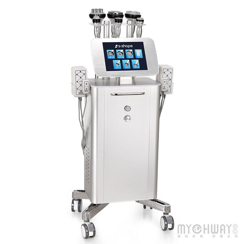 Professional 30K Cavitation 2.5 Vaccum RF 160MW Lipo Laser Body Slimming Stand Machine - myChway UK