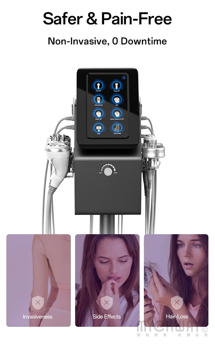 Professional 9 - in - 1 40k Lipo Cavitation Body Sculpting & Facial Care Machine - myChway UK
