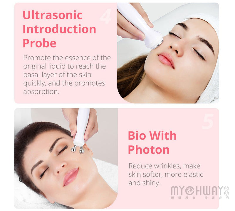 Professional Ultrasonic Skin Scrubber Machine For Skin Tightening Anti-Aging - myChway UK
