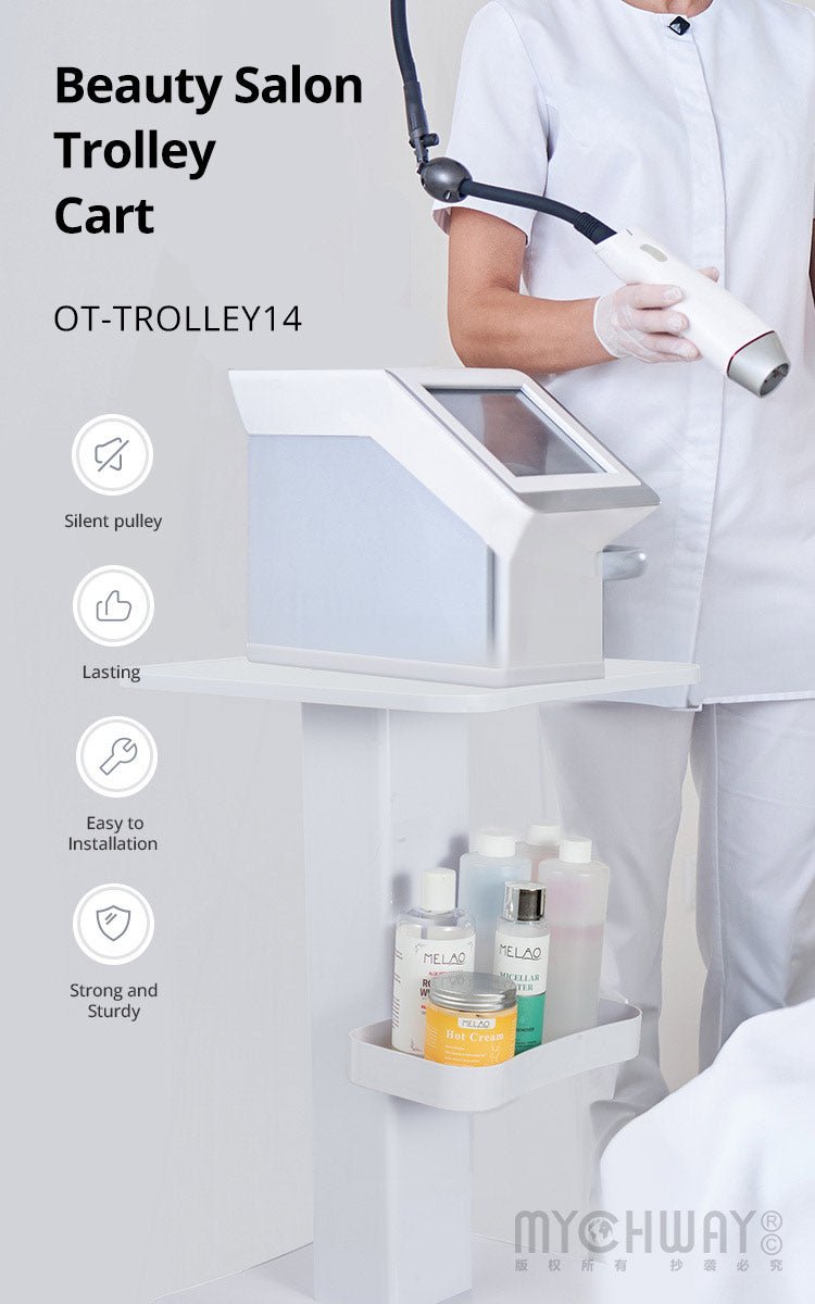 Rolling Trolley Cart Beauty Salon SPA Storage Equipment Machine Organizer Stand - myChway UK