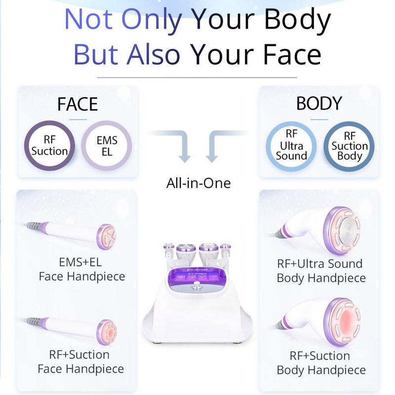 S Shape 30K Cavitation 2.5 Grease Reduce R - F Face Lift EL - myChway UK