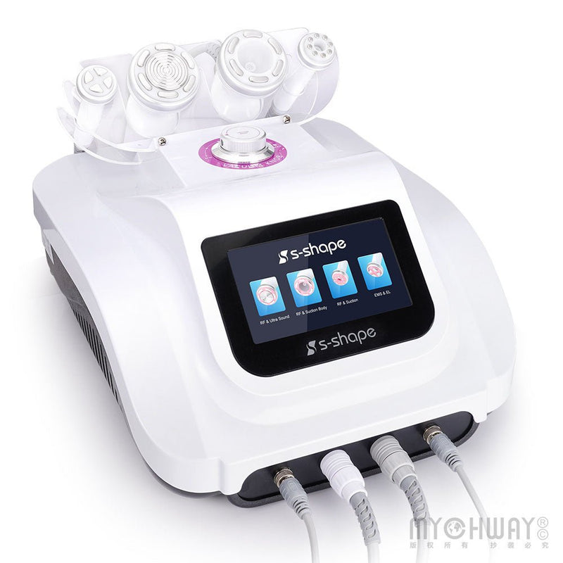 S Shape Body Care Machine Cavitation & R - F Electroporation Vacuum Suction - myChway UK