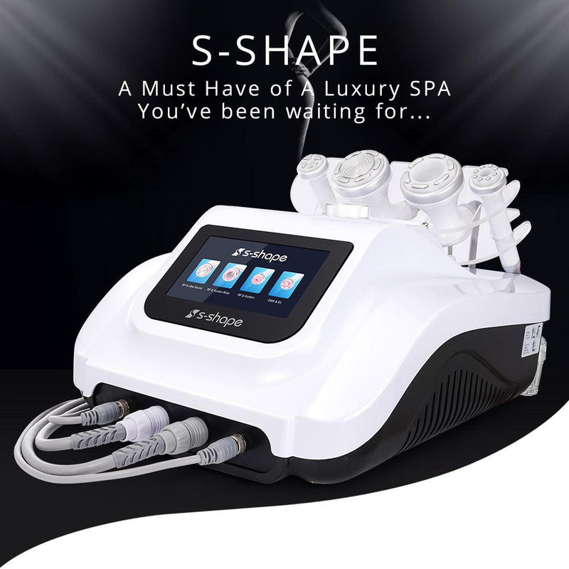 S Shape Body Care Machine Cavitation & R - F Electroporation Vacuum Suction - myChway UK