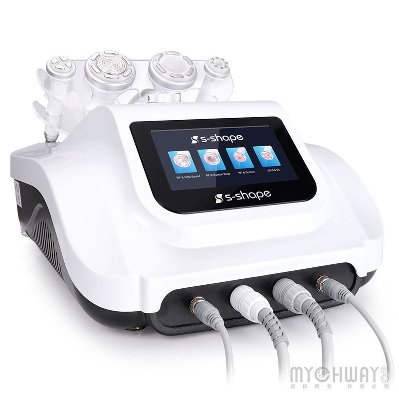 S Shape Body Care Machine Cavitation & R - F Electroporation Vacuum Suction - myChway UK
