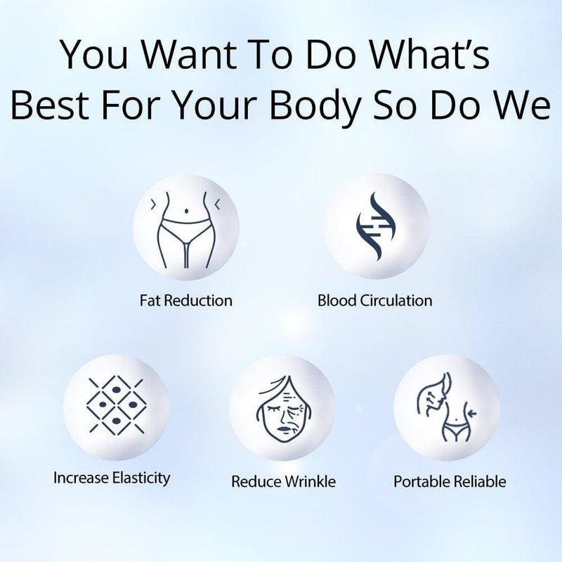 S Shape Body Care Machine Cavitation & R - F Electroporation Vacuum Suction - myChway UK