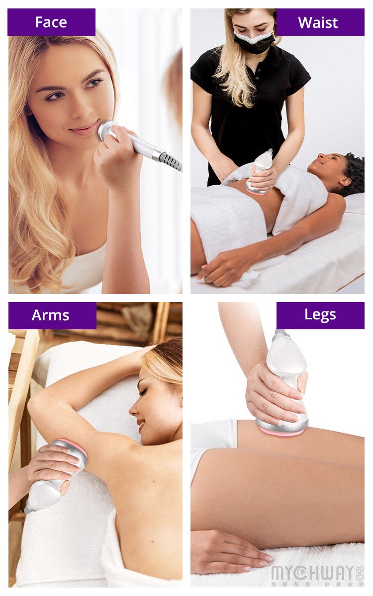 S Shape Body Care Machine Cavitation & R - F Electroporation Vacuum Suction - myChway UK