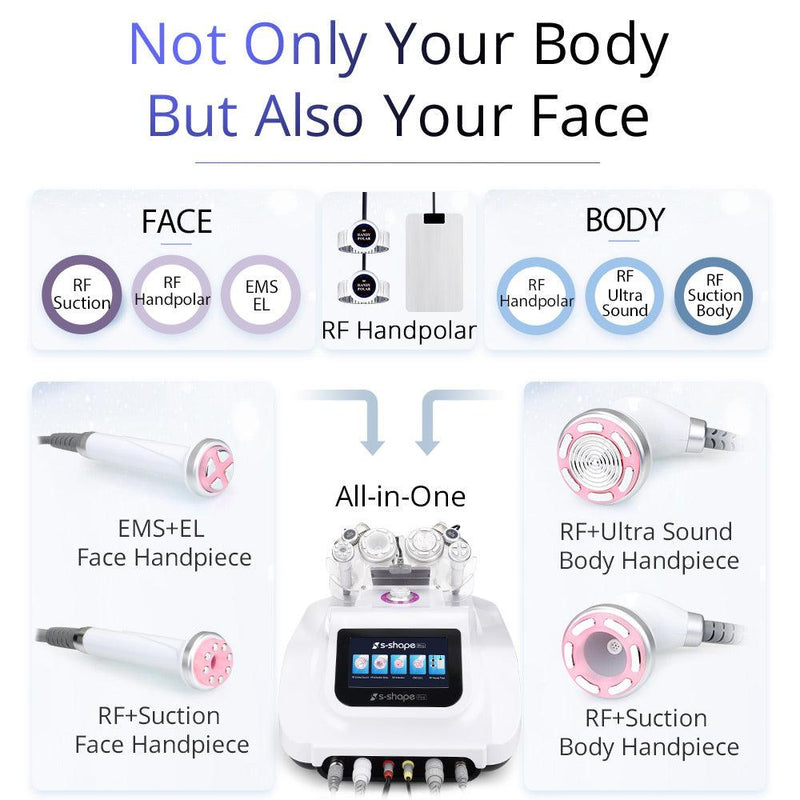 S Shape Body Sculpting Machine Handy Polar R - F Body Massager Spa - myChway UK