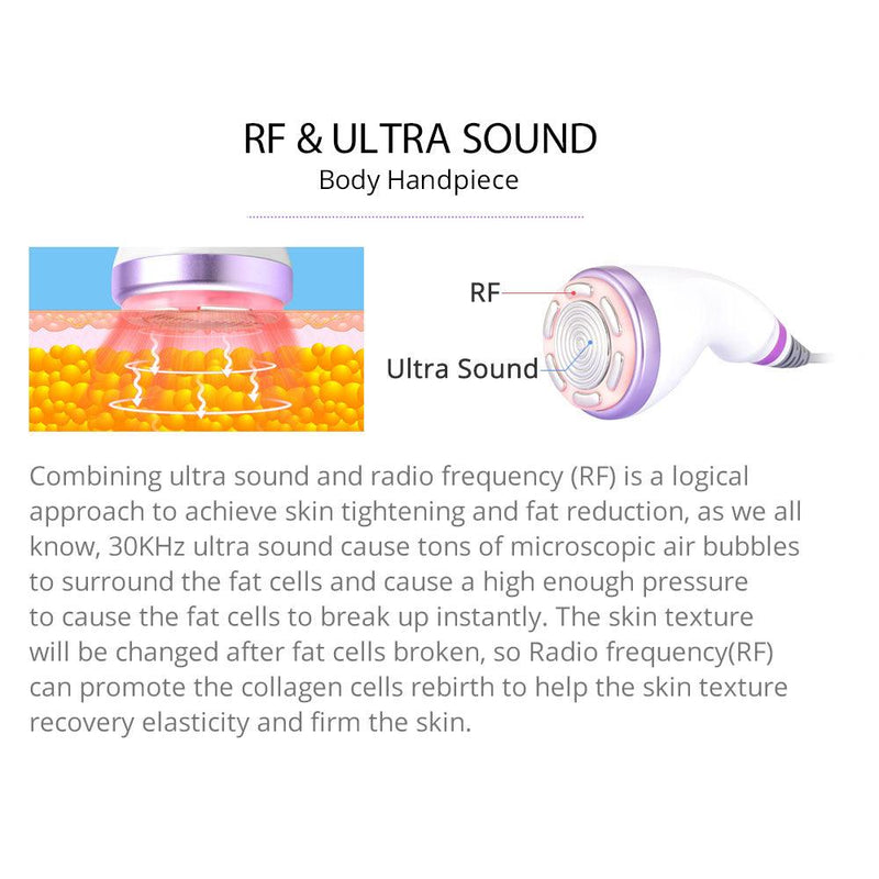 S Shape Cavitation 2.5 Vacuum R - F Fat Reduce - myChway UK