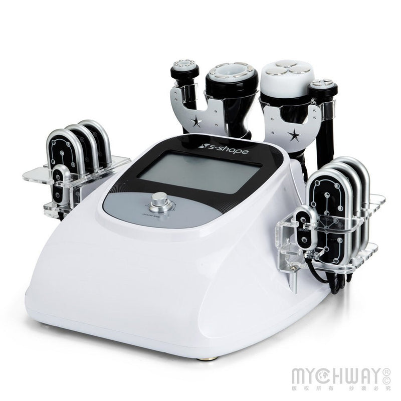 S Shape Machine 3D Cavitation RF 160mW Lipo Laser Body Sculpting Face Care - myChway UK