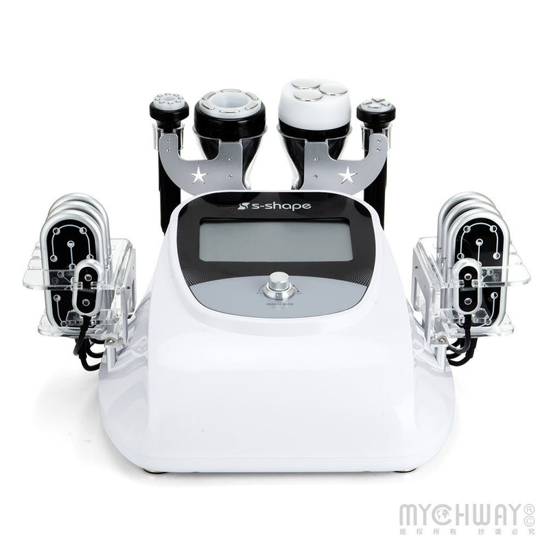 S Shape Machine 3D Cavitation RF 160mW Lipo Laser Body Sculpting Face Care - myChway UK