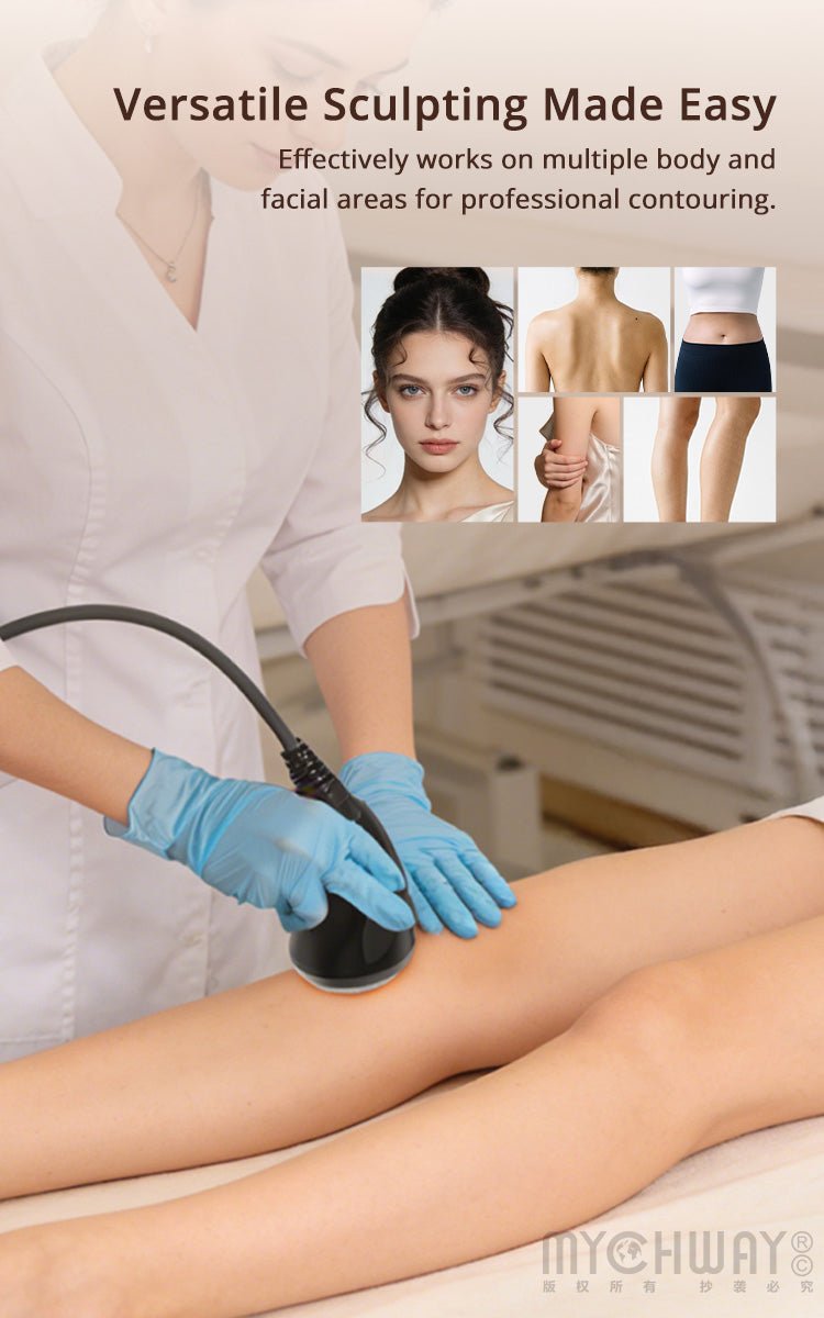 S Shape Machine 3D Cavitation RF 160mW Lipo Laser Body Sculpting Face Care - myChway UK