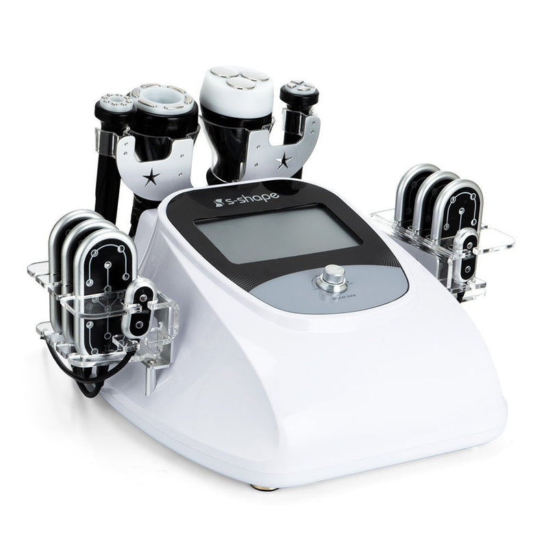 S Shape Machine 3D Cavitation RF 160mW Lipo Laser Body Sculpting Face Care - myChway UK