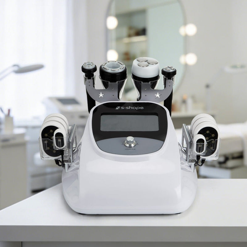 S Shape Machine 3D Cavitation RF Lipo Laser Body Contouring Face Lifting - myChway UK