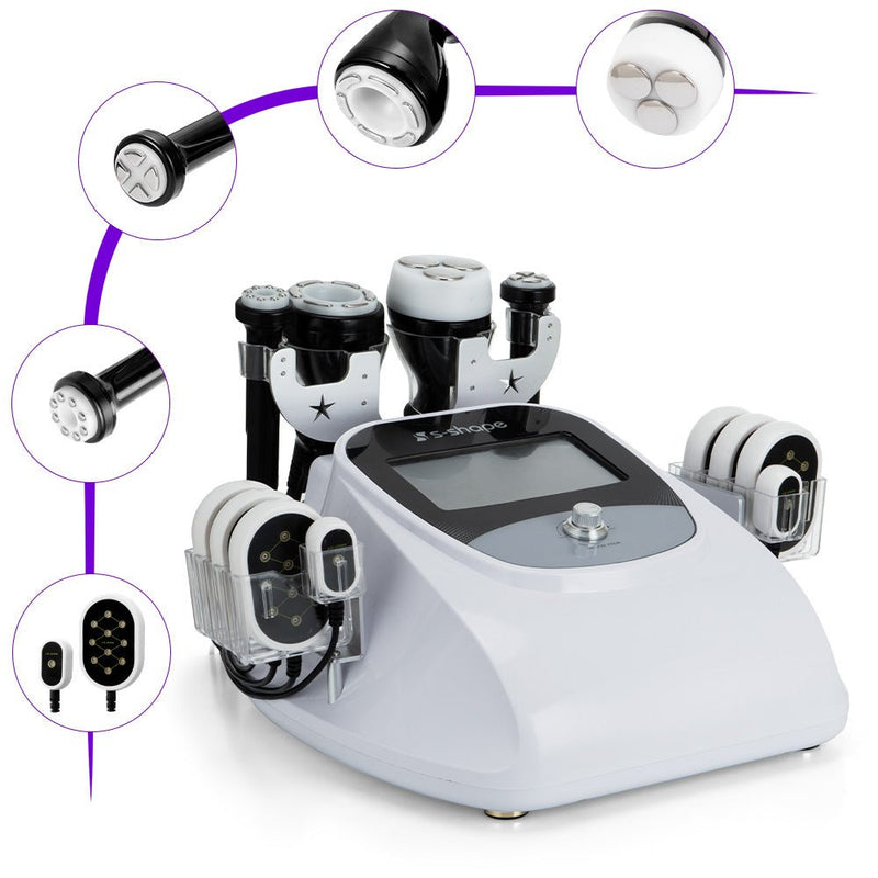S Shape Machine 3D Cavitation RF Lipo Laser Body Contouring Face Lifting - myChway UK