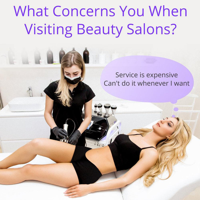 S Shape Machine Dual Cavitation 30K&50K Body Shaping Home Spa Use - myChway UK