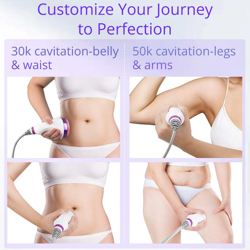S Shape Machine Dual Cavitation 30K&50K Body Shaping Home Spa Use - myChway UK