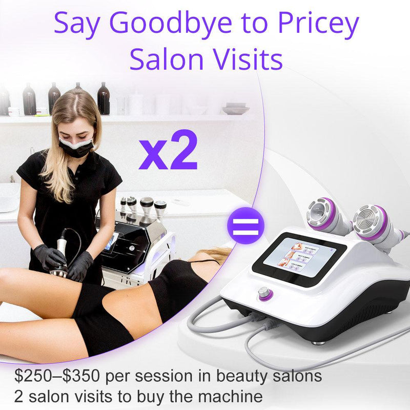 S Shape Machine Dual Cavitation 30K&50K Body Shaping Home Spa Use - myChway UK